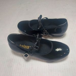 Balera Black Mary Jane Tap Dance Shoes Size 5.5
